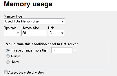 Parametre pre Memory usage Parametre pre Memory usage