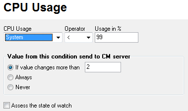Parametre pre CPU usage Parametre pre CPU usage