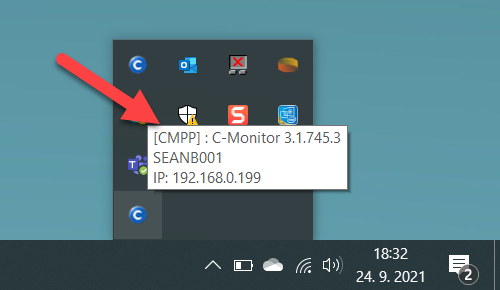 Zobrazenie názvu inštancie v tooltip okne nad ikonou C-Monitora